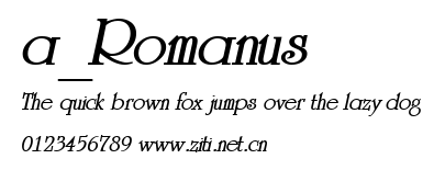 a_Romanus.ttf字體轉換器圖片