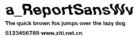 a_ReportSansWv.ttf字體轉換器圖片