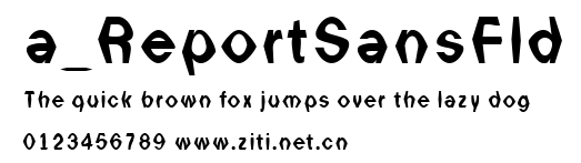 a_ReportSansFld.ttf字體轉換器圖片