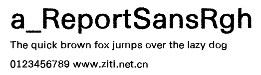 a_ReportSansRgh.ttf字體轉換器圖片