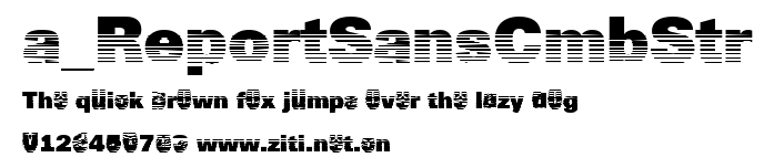 a_ReportSansCmbStr.ttf字體轉換器圖片