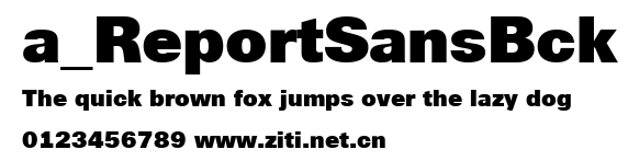 a_ReportSansBck.ttf字體轉換器圖片