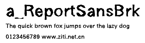 a_ReportSansBrk.ttf字體轉換器圖片