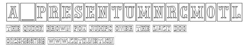 a_PresentumNrCmOtl.ttf字體轉換器圖片