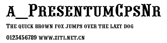 a_PresentumCpsNr.ttf字體轉換器圖片
