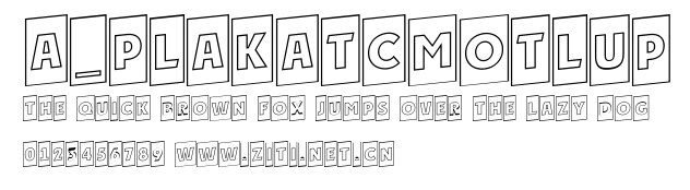 a_PlakatCmOtlUp.ttf字體轉換器圖片