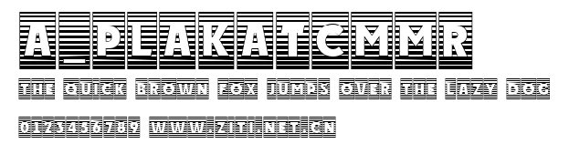 a_PlakatCmMr.ttf字體轉換器圖片