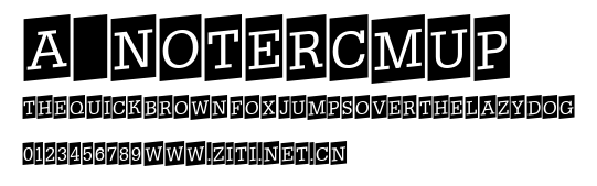 a_NoterCmUp.ttf字體轉換器圖片