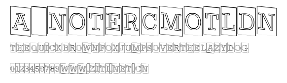a_NoterCmOtlDn.ttf字體轉換器圖片