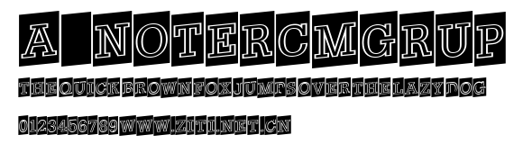 a_NoterCmGrUp.ttf字體轉換器圖片
