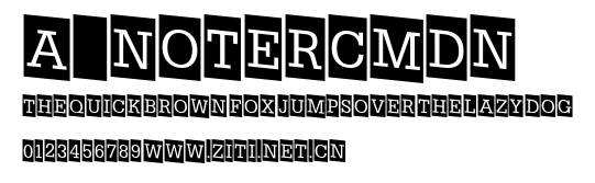 a_NoterCmDn.ttf字體轉換器圖片