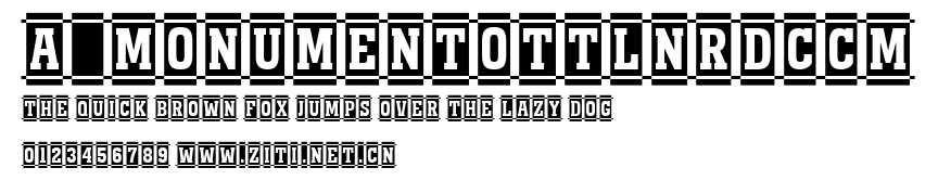 a_MonumentoTtlNrDcCm.ttf字體轉換器圖片