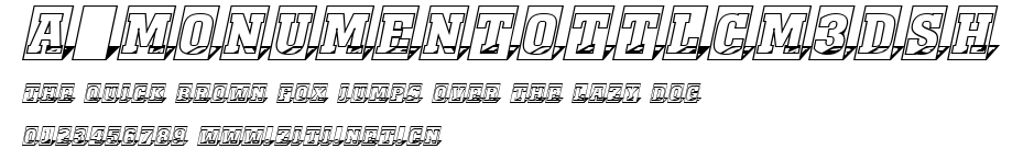 a_MonumentoTtlCm3DSh.ttf字體轉換器圖片
