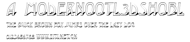 a_ModernoOtl3DShObl.ttf字體轉換器圖片