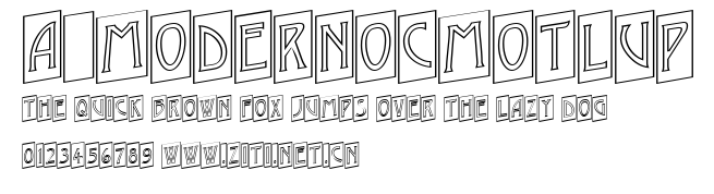 a_ModernoCmOtlUp.ttf字體轉換器圖片