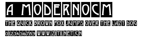a_ModernoCm.ttf字體轉換器圖片