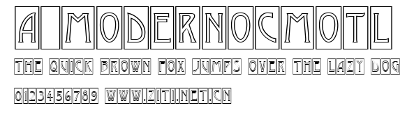 a_ModernoCmOtl.ttf字體轉換器圖片