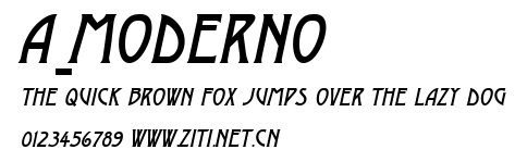 a_Moderno.ttf字體轉換器圖片