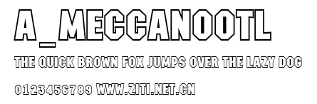 a_MeccanoOtl.ttf字體轉換器圖片