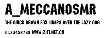 a_MeccanoSmr.ttf字體轉換器圖片