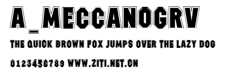 a_MeccanoGrv.ttf字體轉換器圖片