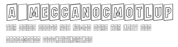 a_MeccanoCmOtlUp.ttf字體轉換器圖片