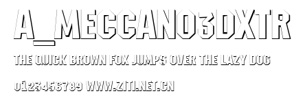 a_Meccano3Dxtr.ttf字體轉換器圖片