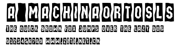 a_MachinaOrtoSls.ttf字體轉換器圖片