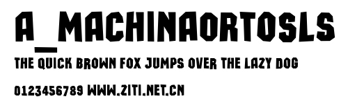 a_MachinaOrtoSls.ttf字體轉換器圖片