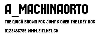 a_MachinaOrto.ttf字體轉換器圖片