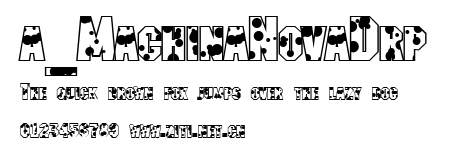 a_MachinaNovaDrp.ttf字體轉換器圖片
