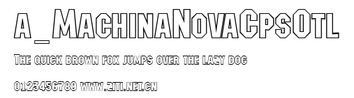 a_MachinaNovaCpsOtl.ttf字體轉換器圖片