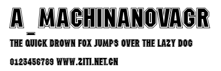 a_MachinaNovaGr.ttf字體轉換器圖片
