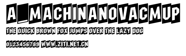 a_MachinaNovaCmUp.ttf字體轉換器圖片