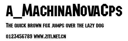a_MachinaNovaCps.ttf字體轉換器圖片