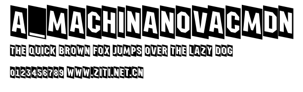 a_MachinaNovaCmDn.ttf字體轉換器圖片