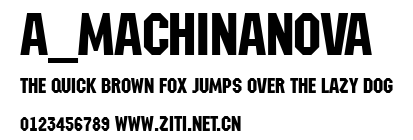 a_MachinaNova.ttf字體轉換器圖片