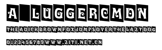a_LuggerCmDn.ttf字體轉換器圖片
