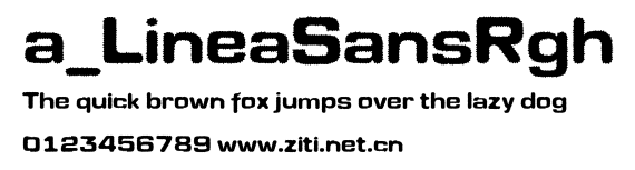 a_LineaSansRgh.ttf字體轉換器圖片