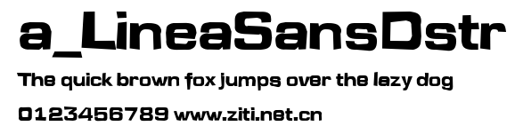 a_LineaSansDstr.ttf字體轉換器圖片