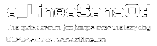 a_LineaSansOtl.ttf字體轉換器圖片
