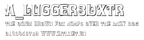 a_Lugger3Dxtr.ttf字體轉換器圖片