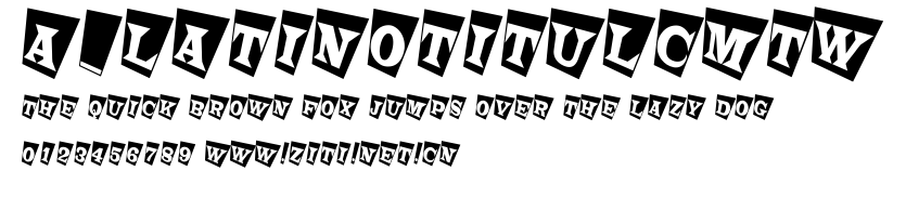 a_LatinoTitulCmTw.ttf字體轉換器圖片