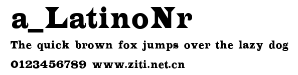 a_LatinoNr.ttf字體轉換器圖片