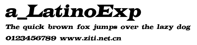 a_LatinoExp.ttf字體轉換器圖片