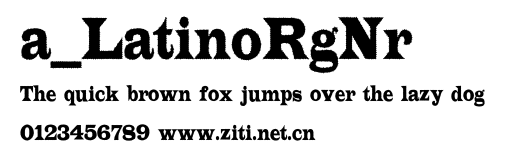 a_LatinoRgNr.ttf字體轉換器圖片