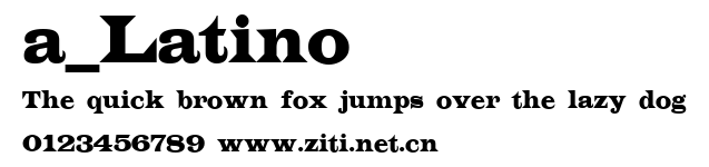 a_Latino.ttf字體轉換器圖片