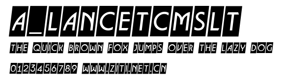a_LancetCmSlt.ttf字體轉換器圖片