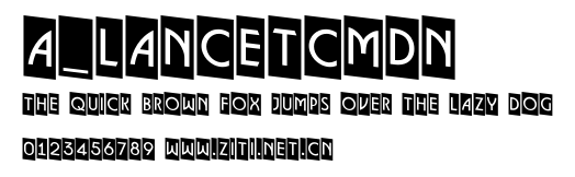a_LancetCmDn.ttf字體轉換器圖片