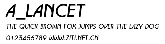 a_Lancet.ttf字體轉換器圖片